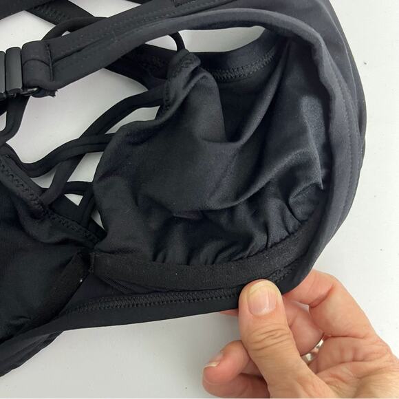 Seafolly Active DD Cup Bralette Bikini Top in Black DD Cup NWOT 6US - Picture 6 of 7
